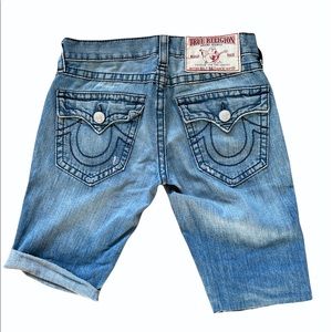 Men’s True Religion BILLY BIG T Jean Shorts 33